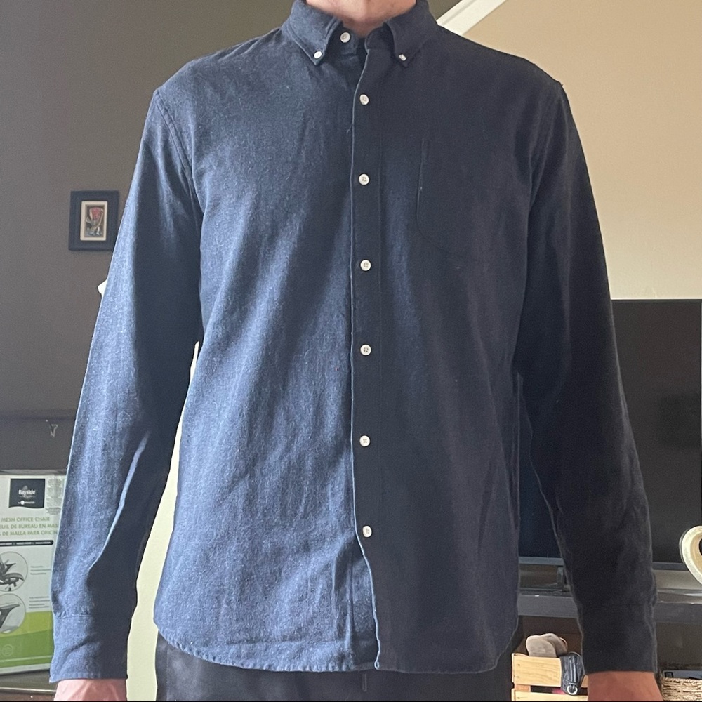 Sewn for J. Crew button down shirt.